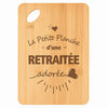 Planche bambou gravée personnalisée femme idée cadeau Fête des Mères apéro 30×20 prénom cuisine plateau fromage anniversaire noel maman mamie
