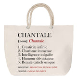 Sac Fête des Mères Mamie Famille Idée Cadeau anniversaire Noël Travail Boulot Métier Départ Retraite Collègue Femme cabas shopping plage