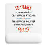 Tapis de souris ergonomique avec repose-poignet, accessoire bureau pour femme et homme, fête des pères, cadeau pas cher, idée cadeau fête des mères, secret santa, départ à la retraite, télétravail et gaming