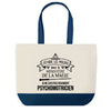 Sac de shopping bleu Psychomotricien Ministère de la Magie