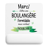 Tapis de souris ergonomique avec repose-poignet, accessoire bureau pour femme et homme, fête des pères, cadeau pas cher, idée cadeau fête des mères, secret santa, départ à la retraite, télétravail et gaming