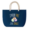 Sac de plage Bleu anse corde J'peux Pas Jongle