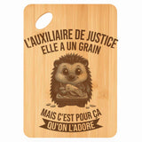 Planche bambou gravée personnalisée femme idée cadeau Fête des Mères apéro 30×20 prénom cuisine plateau fromage anniversaire noel maman mamie