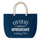 Sac de plage Bleu anse corde Certifiée meilleure Représentante
