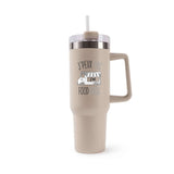Mug isotherme Beige Foodtruck J'peux pas