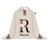 Sac à dos avec pochette Raymonde Lettre Fleur