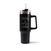Mug isotherme Noir J'peux pas violon femme