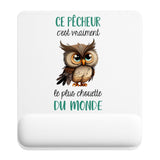 Tapis de souris ergonomique avec repose-poignet, accessoire bureau pour femme et homme, fête des pères, cadeau pas cher, idée cadeau fête des mères, secret santa, départ à la retraite, télétravail et gaming