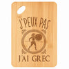 Planche bambou gravée personnalisée femme homme idée cadeau Fête des Mères Fête des Pères apéro papa maman prénom cuisine plateau fromage