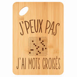 Planche bambou gravée personnalisée femme homme idée cadeau Fête des Mères Fête des Pères apéro papa maman prénom cuisine plateau fromage