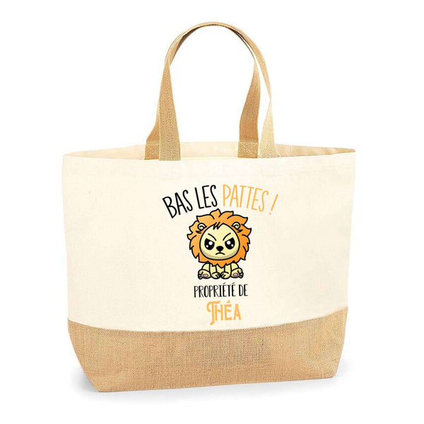 Sac Jute Fête des Mères Fêtes des Pères Mamie Papi Famille Idée Cadeau anniversaire Noël Travail Boulot Métier Départ Retraite Collègue Femme Homme