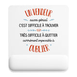 Tapis de souris ergonomique avec repose-poignet, accessoire bureau pour femme et homme, fête des pères, cadeau pas cher, idée cadeau fête des mères, secret santa, départ à la retraite, télétravail et gaming