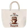 Sac Fête des Mères Mamie Famille Idée Cadeau anniversaire Noël Travail Boulot Métier Départ Retraite Collègue Femme cabas shopping plage