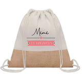 Sac Fête des Mères Mamie Maman Cadeau anniversaire Noël Travail Métier Départ Retraite Collègue Femme cabas shopping plage