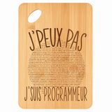 Planche bambou gravée personnalisée femme homme idée cadeau Fête des Mères Fête des Pères apéro papa maman prénom cuisine plateau fromage