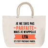 Sac Fête des Mères Mamie Famille Idée Cadeau anniversaire Noël Travail Boulot Métier Départ Retraite Collègue Femme cabas shopping plage