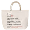 Sac Fête des Mères Mamie Famille Idée Cadeau anniversaire Noël Travail Boulot Métier Départ Retraite Collègue Femme cabas shopping plage
