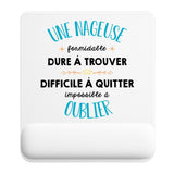 Tapis de souris ergonomique avec repose-poignet, accessoire bureau pour femme et homme, fête des pères, cadeau pas cher, idée cadeau fête des mères, secret santa, départ à la retraite, télétravail et gaming