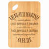 Planche bambou gravée personnalisée homme idée cadeau Fête des Pères apéro 30×20 prénom cuisine plateau fromage anniversaire noel papa papi 