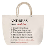 Sac Fête des Mères Mamie Famille Idée Cadeau anniversaire Noël Travail Boulot Métier Départ Retraite Collègue Femme cabas shopping plage