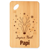 Planche à découper Joyeux noël Papi cerf