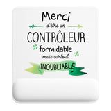 Tapis de souris ergonomique avec repose-poignet, accessoire bureau pour femme et homme, fête des pères, cadeau pas cher, idée cadeau fête des mères, secret santa, départ à la retraite, télétravail et gaming