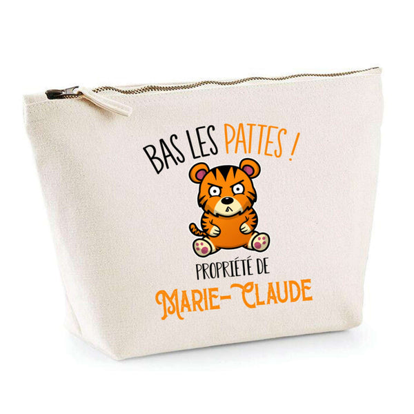 Trousse pochette de rangement maquillage Fête des Mères Mamie Famille Idée Cadeau anniversaire Noël Travail Boulot Métier Départ Retraite Collègue Femme