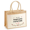 Sac Fête des Mères Mamie MAman Soeur Femme Famille Idée Cadeau anniversaire Noël Travail Boulot Métier Départ Retraite Collègue Femme cabas shopping plage