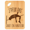 Planche bambou gravée personnalisée femme homme idée cadeau Fête des Mères Fête des Pères apéro papa maman prénom cuisine plateau fromage