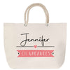 Sac Fête des Mères Mamie Famille Idée Cadeau anniversaire Noël Travail Boulot Métier Départ Retraite Collègue Femme cabas shopping plage