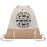 Sac Fête des Mères Mamie Maman Cadeau anniversaire Noël Travail Métier Départ Retraite Collègue Femme cabas shopping plage