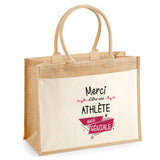 Sac Fête des Mères Mamie MAman Soeur Femme Famille Idée Cadeau anniversaire Noël Travail Boulot Métier Départ Retraite Collègue Femme cabas shopping plage