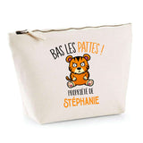 Trousse pochette de rangement maquillage Fête des Mères Mamie Famille Idée Cadeau anniversaire Noël Travail Boulot Métier Départ Retraite Collègue Femme