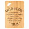 Planche bambou gravée personnalisée femme idée cadeau Fête des Mères apéro 30×20 prénom cuisine plateau fromage anniversaire noel maman mamie