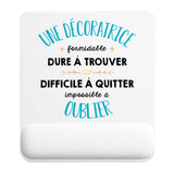 Tapis de souris ergonomique avec repose-poignet, accessoire bureau pour femme et homme, fête des pères, cadeau pas cher, idée cadeau fête des mères, secret santa, départ à la retraite, télétravail et gaming