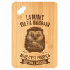 Planche bambou gravée personnalisée femme idée cadeau Fête des Mères apéro 30×20 prénom cuisine plateau fromage anniversaire noel maman mamie