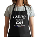 Cadeau Cuisinier cuisinière mère maman papa père mamie papi Vêtement Blouse de protection Barbecue Jardinage Tablier de Travail Tâches ménagères 