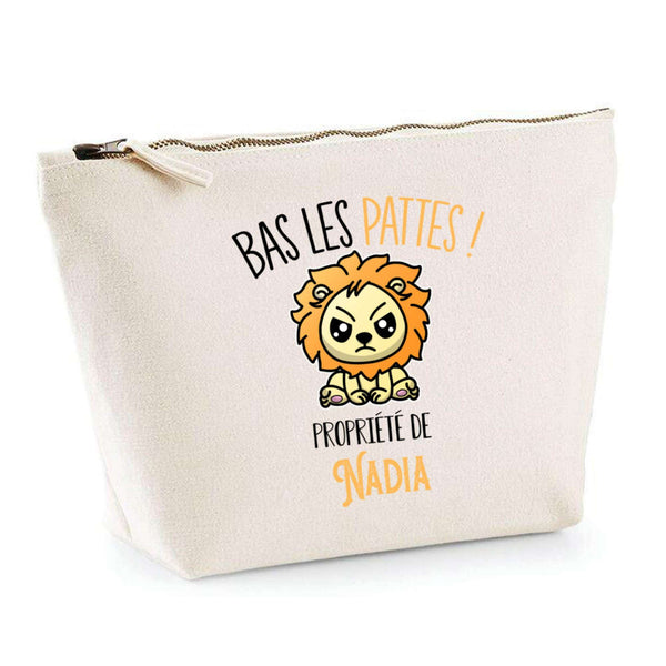 Trousse pochette de rangement maquillage Fête des Mères Mamie Famille Idée Cadeau anniversaire Noël Travail Boulot Métier Départ Retraite Collègue Femme