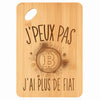 Planche bambou gravée personnalisée femme homme idée cadeau Fête des Mères Fête des Pères apéro papa maman prénom cuisine plateau fromage