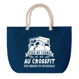Sac de plage Bleu anse corde Crossfit Légende Humour Geek