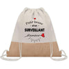 Sac Fête des Pères Papi Papa Cadeau anniversaire Noël Travail Boulot Métier Départ Retraite Collègue Homme cabas shopping plage