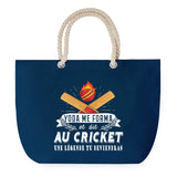 Sac de plage Bleu anse corde Cricket Légende Humour Geek