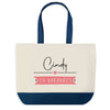 Sac de shopping bleu Cindy en Vacances