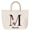Sac Fête des Mères Mamie Famille Idée Cadeau anniversaire Noël Travail Boulot Métier Départ Retraite Collègue Femme cabas shopping plage