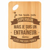 Planche bambou gravée personnalisée homme idée cadeau Fête des Pères apéro 30×20 prénom cuisine plateau fromage anniversaire noel papa papi 