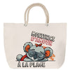 Sac Fête des Mères Mamie Famille Idée Cadeau anniversaire Noël Travail Boulot Métier Départ Retraite Collègue Femme cabas shopping plage