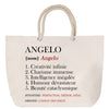 Sac Fête des Mères Mamie Famille Idée Cadeau anniversaire Noël Travail Boulot Métier Départ Retraite Collègue Femme cabas shopping plage