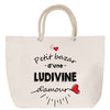 Sac Fête des Mères Mamie Famille Idée Cadeau anniversaire Noël Travail Boulot Métier Départ Retraite Collègue Femme cabas shopping plage