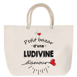 Sac Fête des Mères Mamie Famille Idée Cadeau anniversaire Noël Travail Boulot Métier Départ Retraite Collègue Femme cabas shopping plage