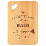 Planche bambou gravée personnalisée homme idée cadeau Fête des Pères apéro 30×20 prénom cuisine plateau fromage anniversaire noel papa papi 